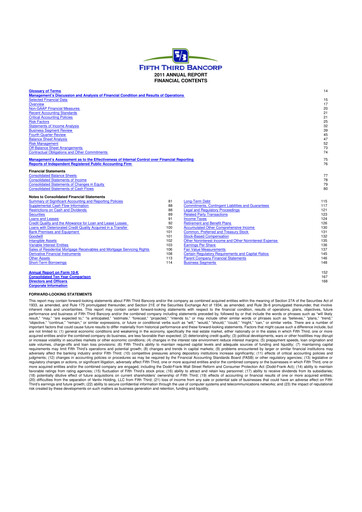 Thumbnail Fifth Third Bank
 10-K Annual Report 