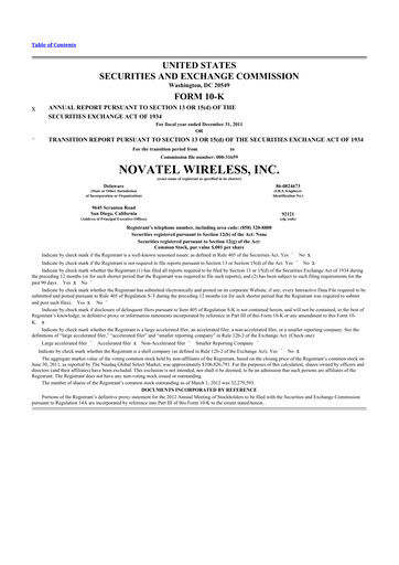 Thumbnail Inseego 10-K Annual Report 2011