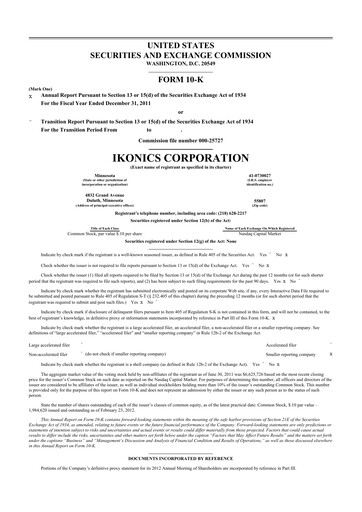 Thumbnail TeraWulf 10-K Annual Report 2011