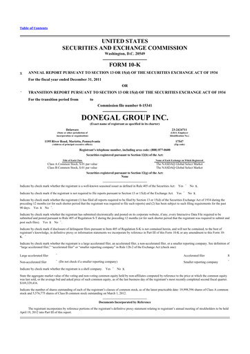 Thumbnail Donegal Group 10-K Annual Report 2011