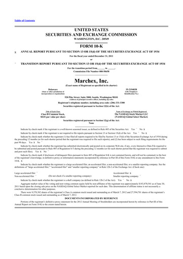 Thumbnail Marchex 10-K Annual Report 2011