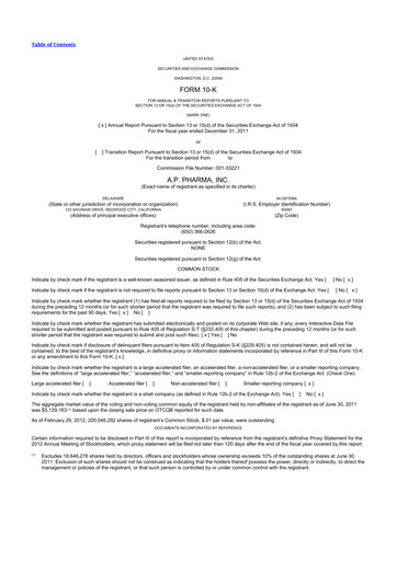 Thumbnail Heron Therapeutics 10-K Annual Report 2011