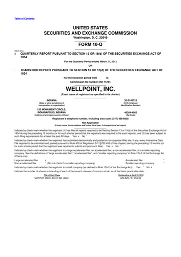 Thumbnail Elevance Health 10-Q Quarterly Report FY2012 