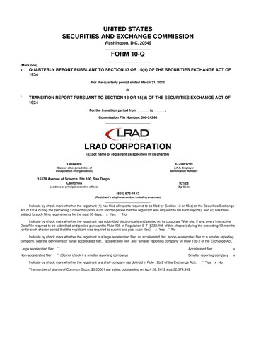 Thumbnail Genasys 10-Q Quarterly Report FY2012 