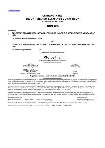 Thumbnail Kforce 10-Q Quarterly Report FY2012 