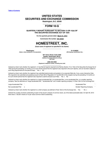 Vorschaubild Mechanics Bancorp 10-Q Quartalsbericht 2012 