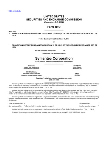 Thumbnail Gen Digital 10-Q Quarterly Report FY2013 