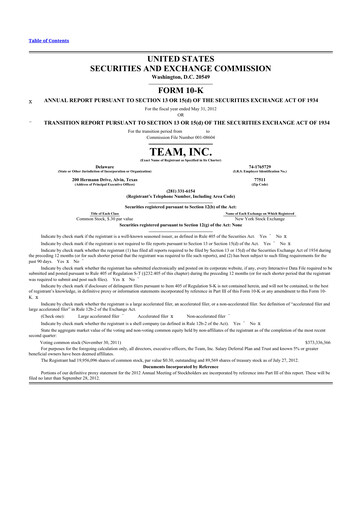 Thumbnail Team Inc 10-K Annual Report 2012