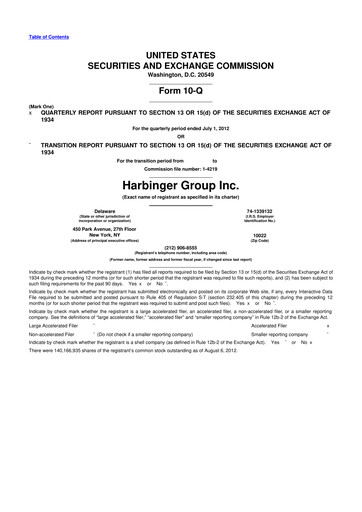 Thumbnail Spectrum Brands
 10-Q Quarterly Report FY2012 