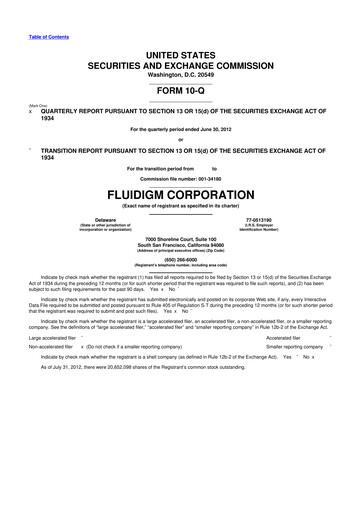 Thumbnail Standard BioTools 10-Q Quarterly Report FY2012 