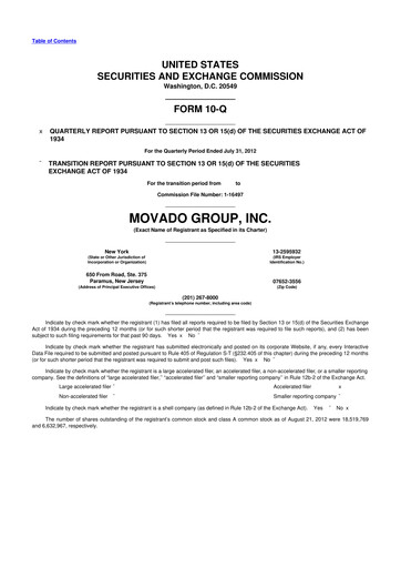 Thumbnail Movado Group 10-Q Quarterly Report FY2013 