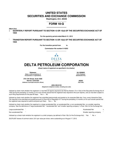 Miniature Par Pacific Holdings 10-Q Rapport trimestriel 2012 