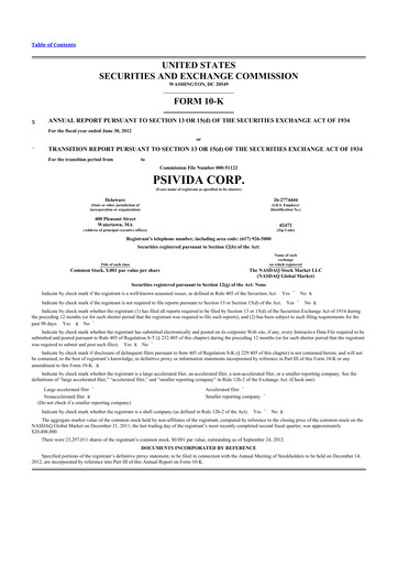 Thumbnail EyePoint Pharmaceuticals
 10-K Annual Report 2012