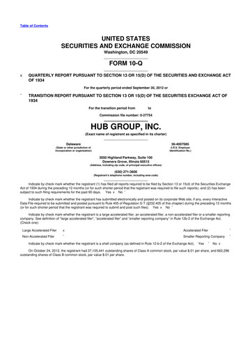 Thumbnail Hub Group
 10-Q Quarterly Report FY2012 