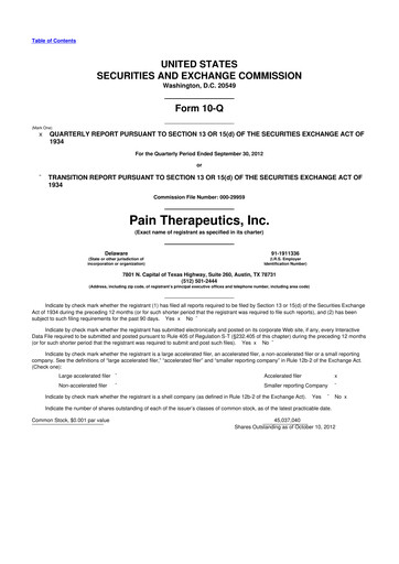 Thumbnail Cassava Sciences
 10-Q Quarterly Report FY2012 