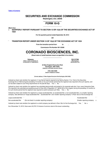 Vorschaubild Fortress Biotech
 10-Q Quartalsbericht 2012 