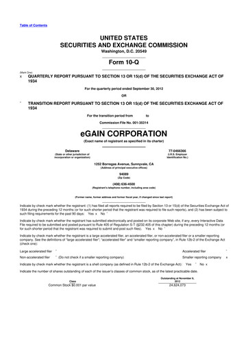 Thumbnail eGain 10-Q Quarterly Report FY2013 