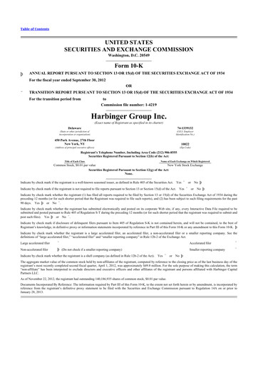 Thumbnail Spectrum Brands
 10-K Annual Report 2012
