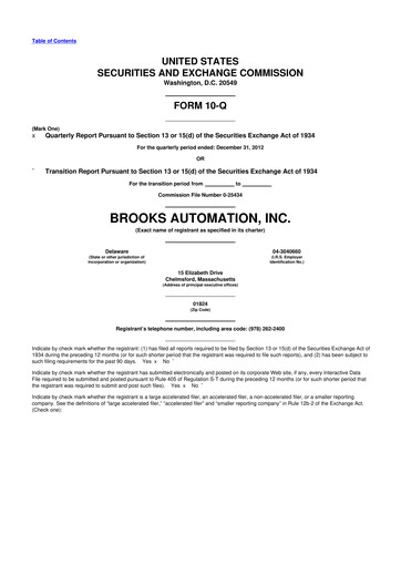 Thumbnail Azenta 10-Q Quarterly Report FY2013 