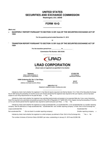 Thumbnail Genasys 10-Q Quarterly Report FY2013 