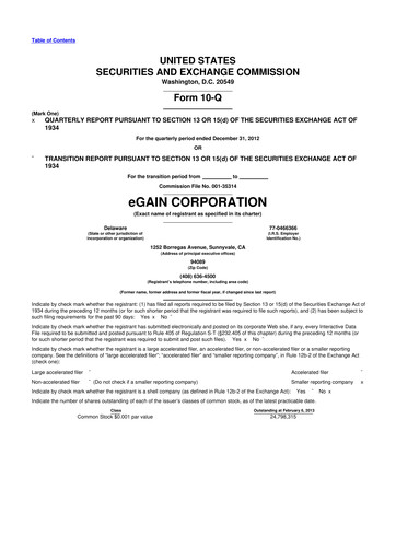 Thumbnail eGain 10-Q Quarterly Report FY2013 