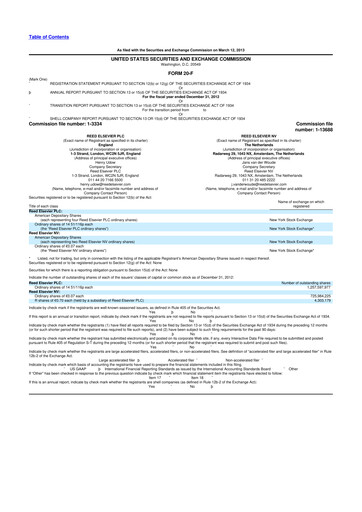 Thumbnail RELX 20-F Annual Report 