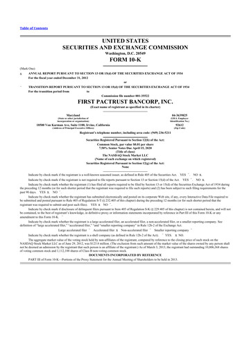 Vorschaubild Banc of California 10-K Jahresbericht 2012