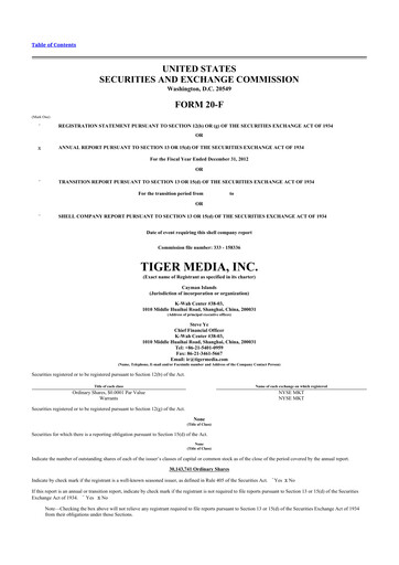 Vorschaubild Fluent 20-F Jahresbericht 