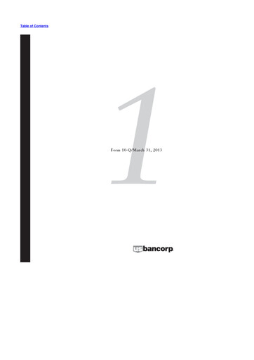 Miniature U.S. Bancorp 10-Q Rapport trimestriel 2013 