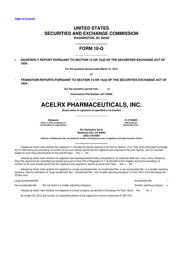 Thumbnail Talphera 10-Q Quarterly Report FY2013 