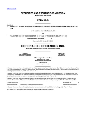 Vorschaubild Fortress Biotech
 10-Q Quartalsbericht 2013 