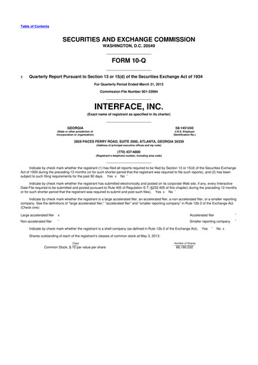 Thumbnail Interface, Inc. 10-Q Quarterly Report FY2013 