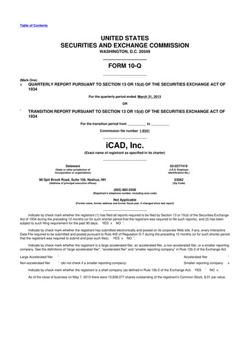 Thumbnail iCAD 10-Q Quarterly Report FY2013 