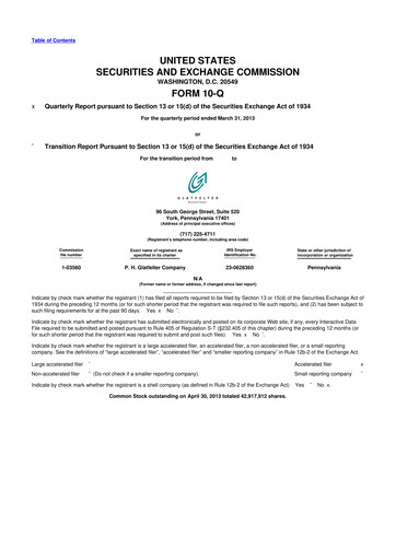 Miniature Magnera 10-Q Rapport trimestriel 2013 