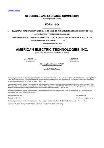 Thumbnail Stabilis Solutions 10-Q Quarterly Report FY2013 