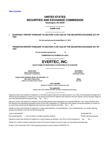 Thumbnail Evertec 10-Q Quarterly Report FY2013 