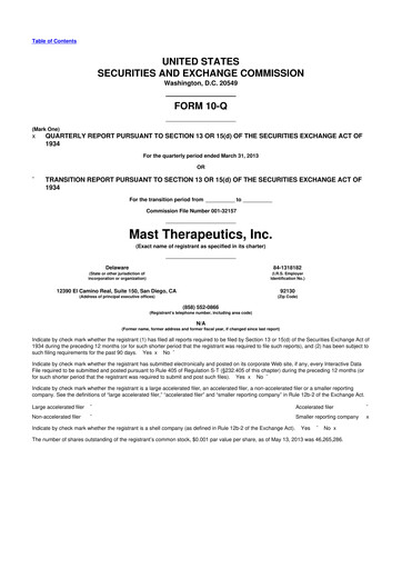 Thumbnail Savara 10-Q Quarterly Report FY2013 