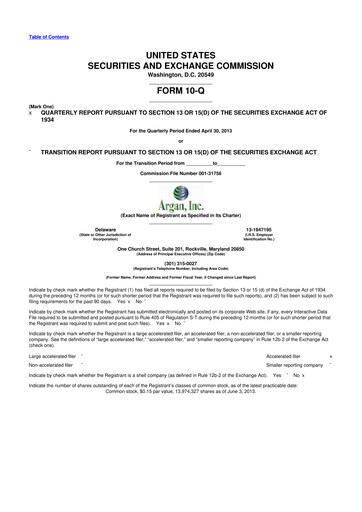 Thumbnail Argan 10-Q Quarterly Report FY2014 