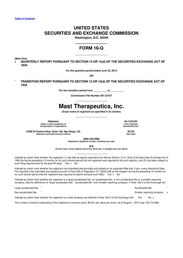 Thumbnail Savara 10-Q Quarterly Report FY2013 