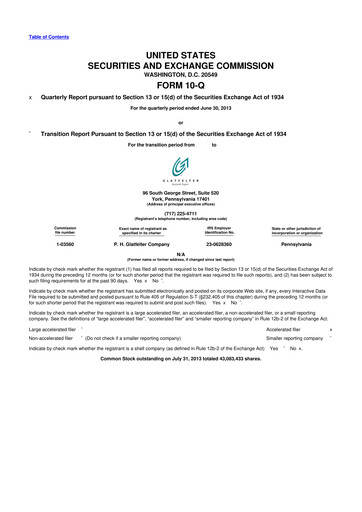 Miniature Magnera 10-Q Rapport trimestriel 2013 