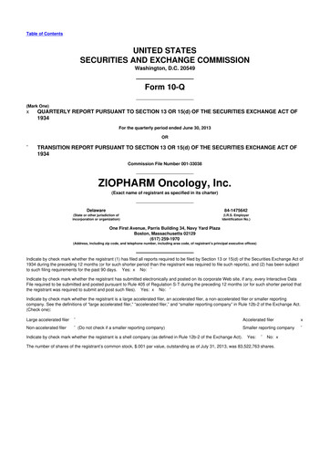 Vorschaubild Alaunos Therapeutics 10-Q Quartalsbericht 2013 