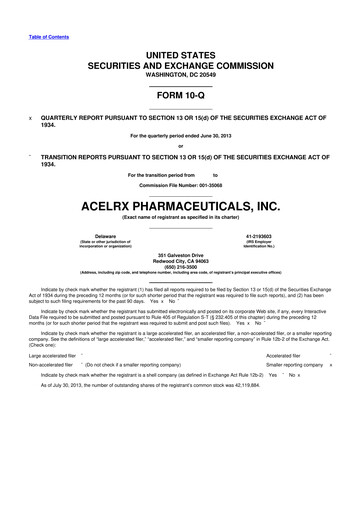 Thumbnail Talphera 10-Q Quarterly Report FY2013 