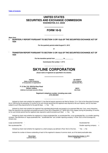 Miniature Champion Homes 10-Q Rapport trimestriel 2014 