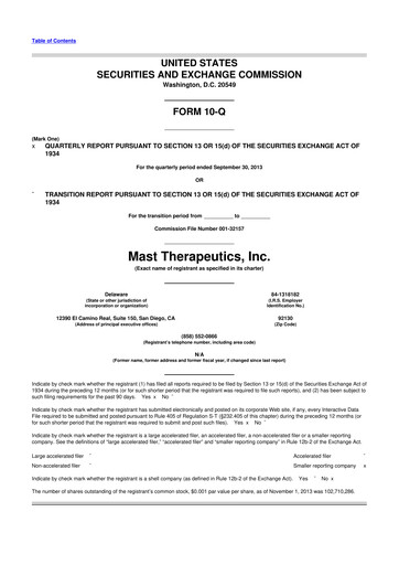 Thumbnail Savara 10-Q Quarterly Report FY2013 