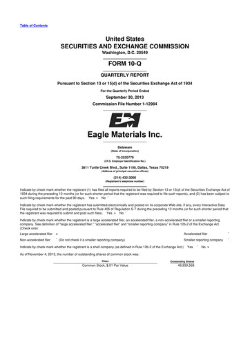 Thumbnail Eagle Materials
 10-Q Quarterly Report FY2014 