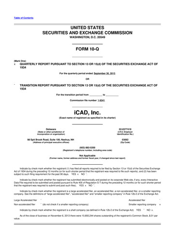 Thumbnail iCAD 10-Q Quarterly Report FY2013 