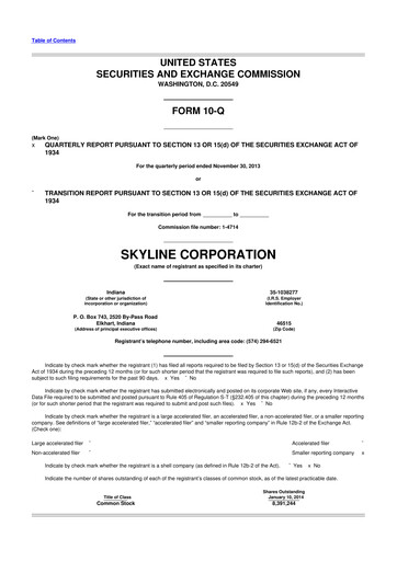 Miniature Champion Homes 10-Q Rapport trimestriel 2014 