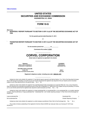 Thumbnail CorVel Corporation
 10-Q Quarterly Report FY2014 