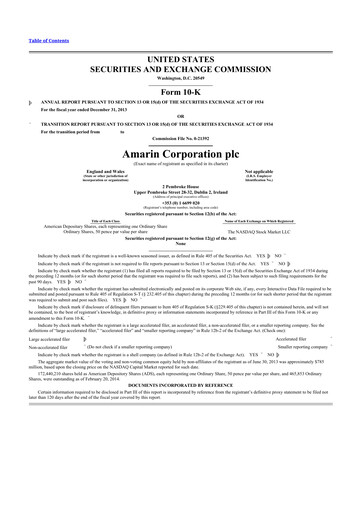 Thumbnail Amarin Corporation
 10-K Annual Report 2013