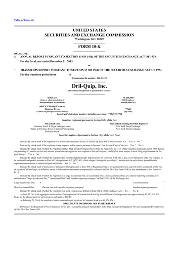 Miniature Innovex International 10-K Rapport annuel 2013